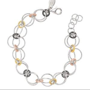 Frederic Duclos Silver and Gold Bracelet